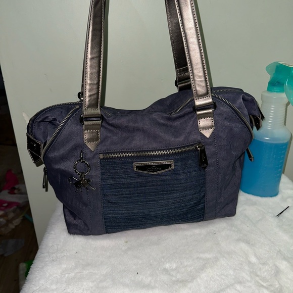 Kipling ART S KC Handbag - Blue Block Light - Picture 4 of 10